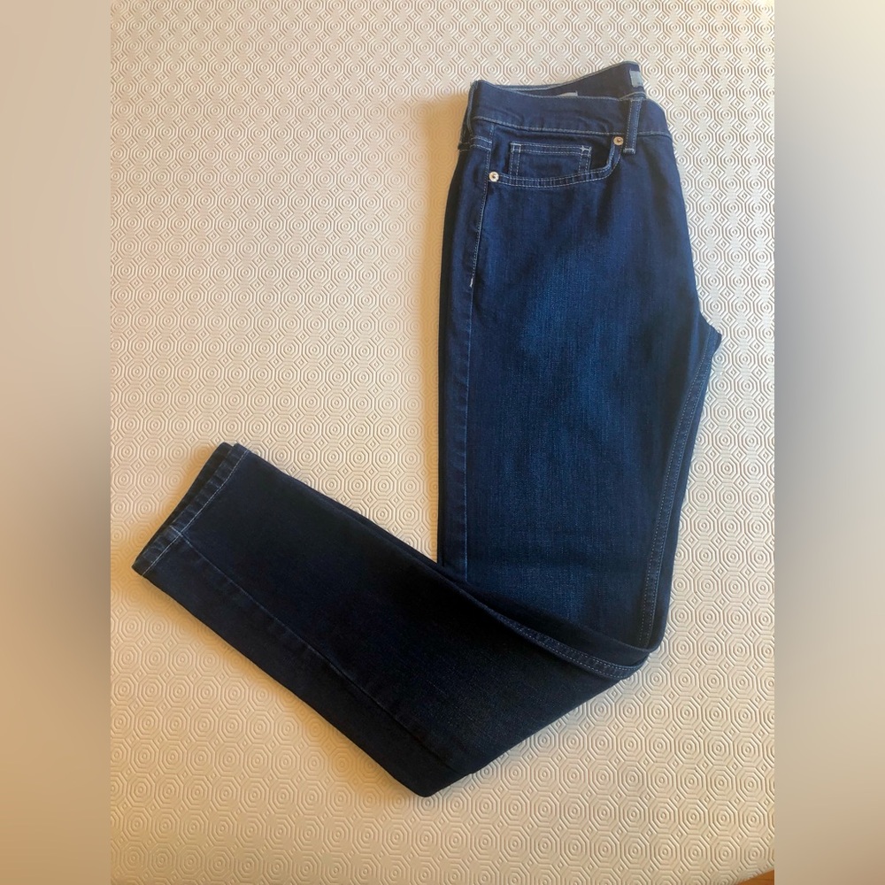 Topman - Dark blue jeans straight skinny cut